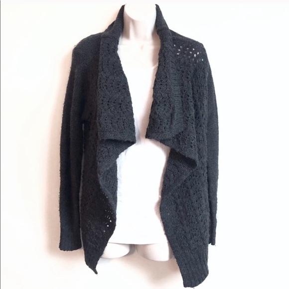 American Eagle textured wool open cardigan… - Picture 1 of 8